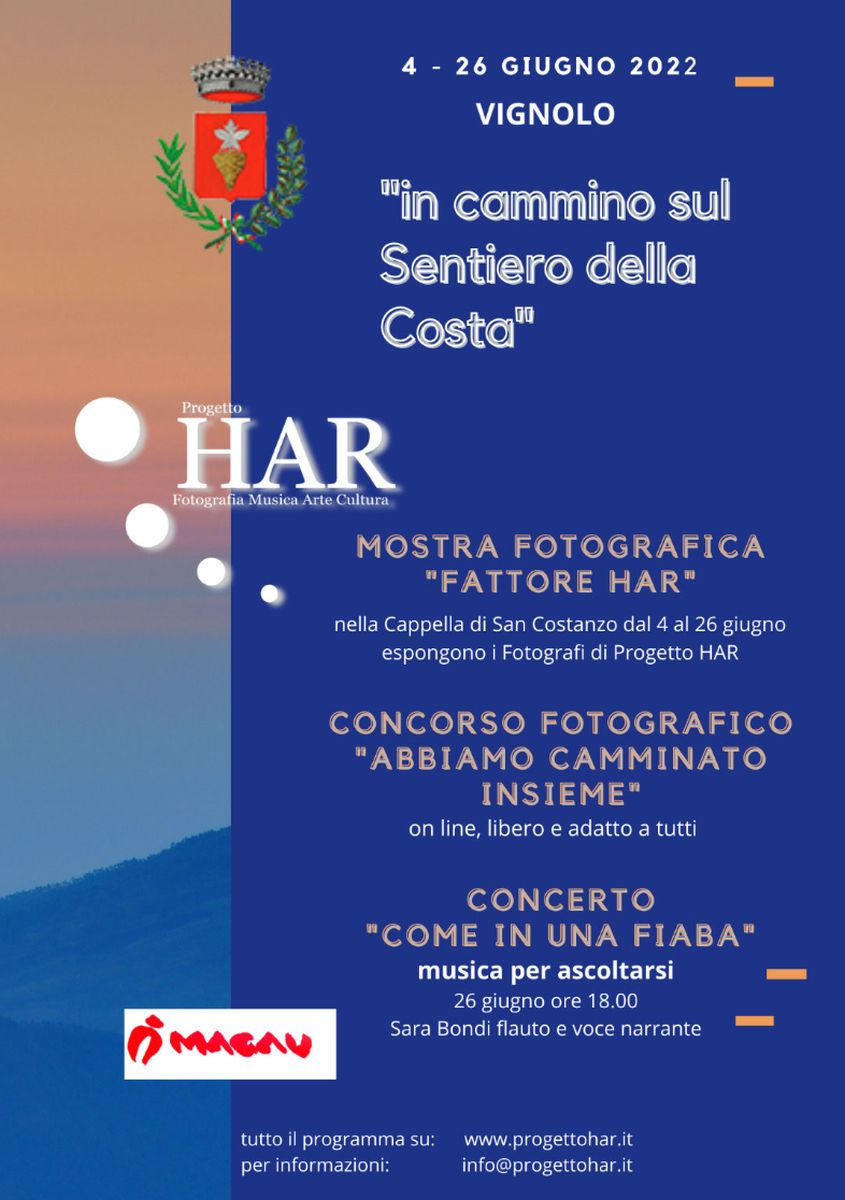 In cammino sul sentiero della costa